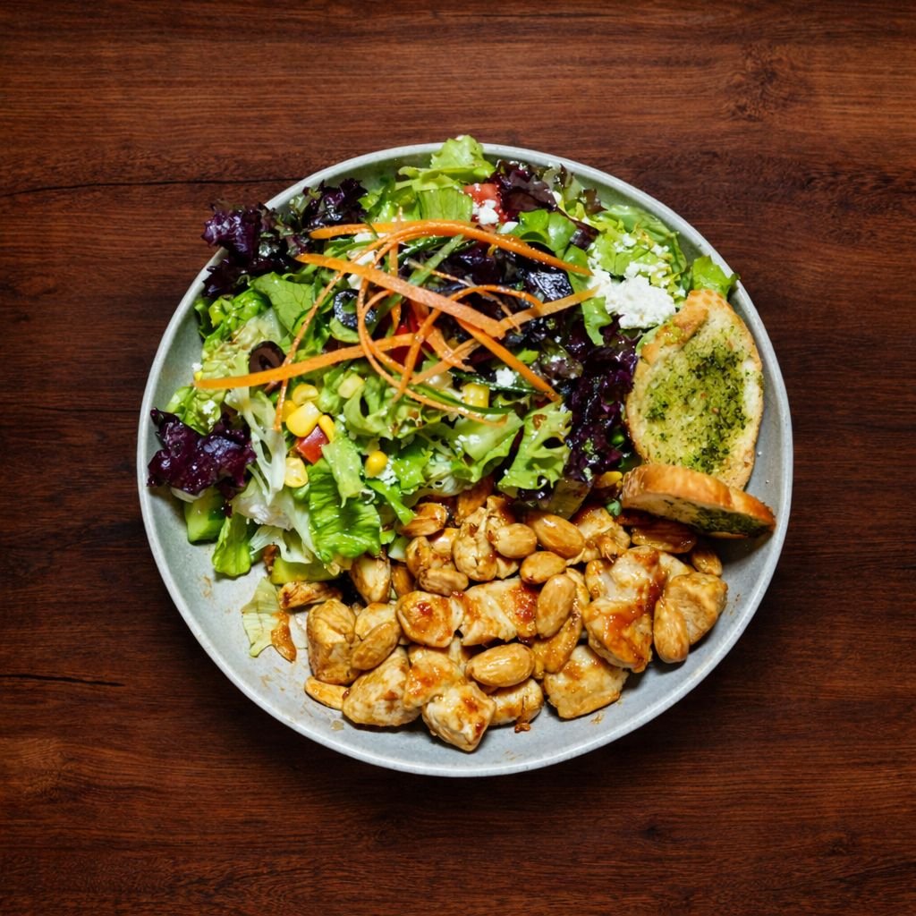 Bademli Tavuklu Salata -  ₺
